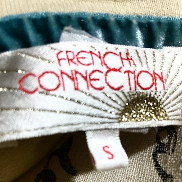 French Connection Crop Jacket Vintage Size S - Picture 5 of 5